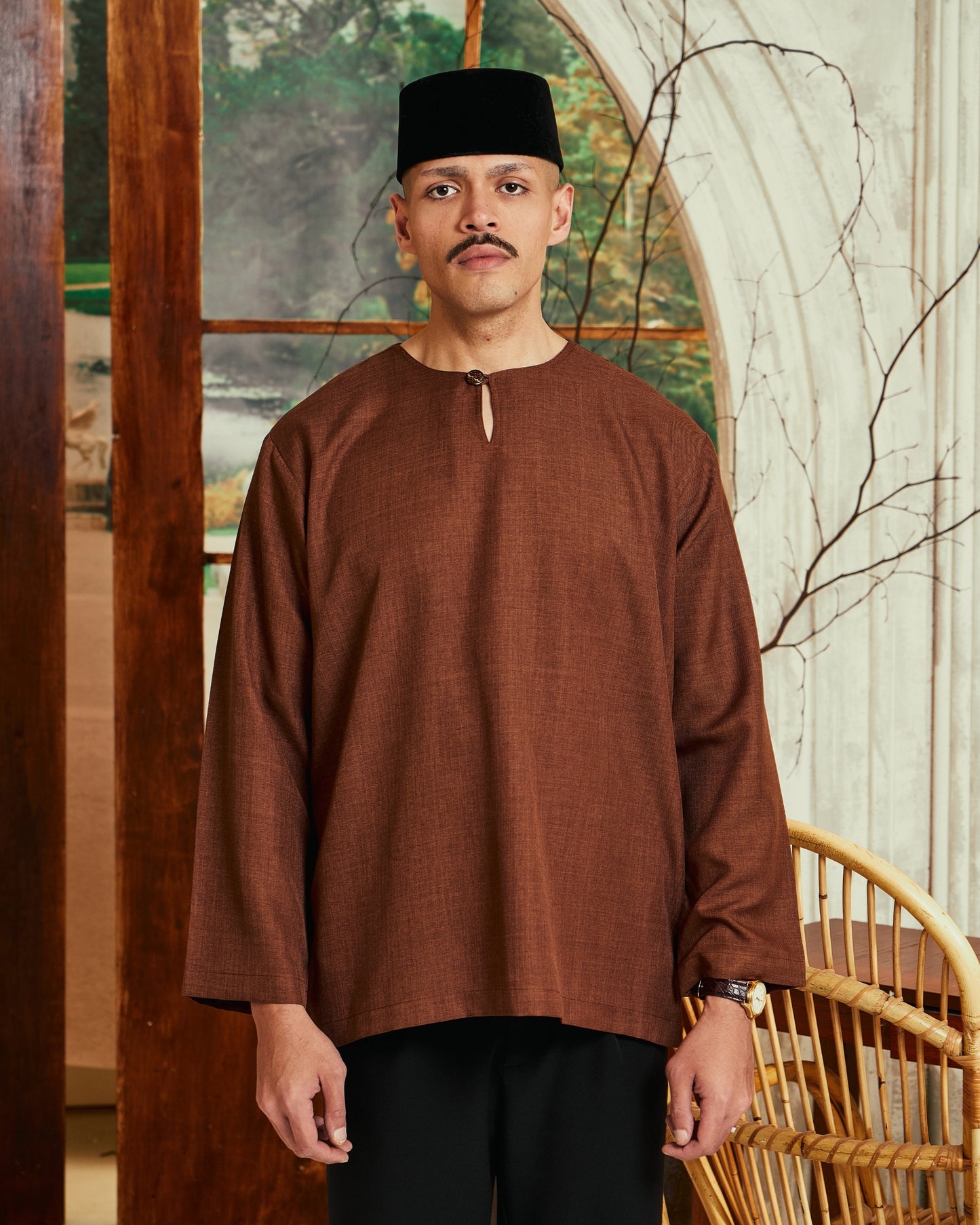 Indra Kurta in Brown