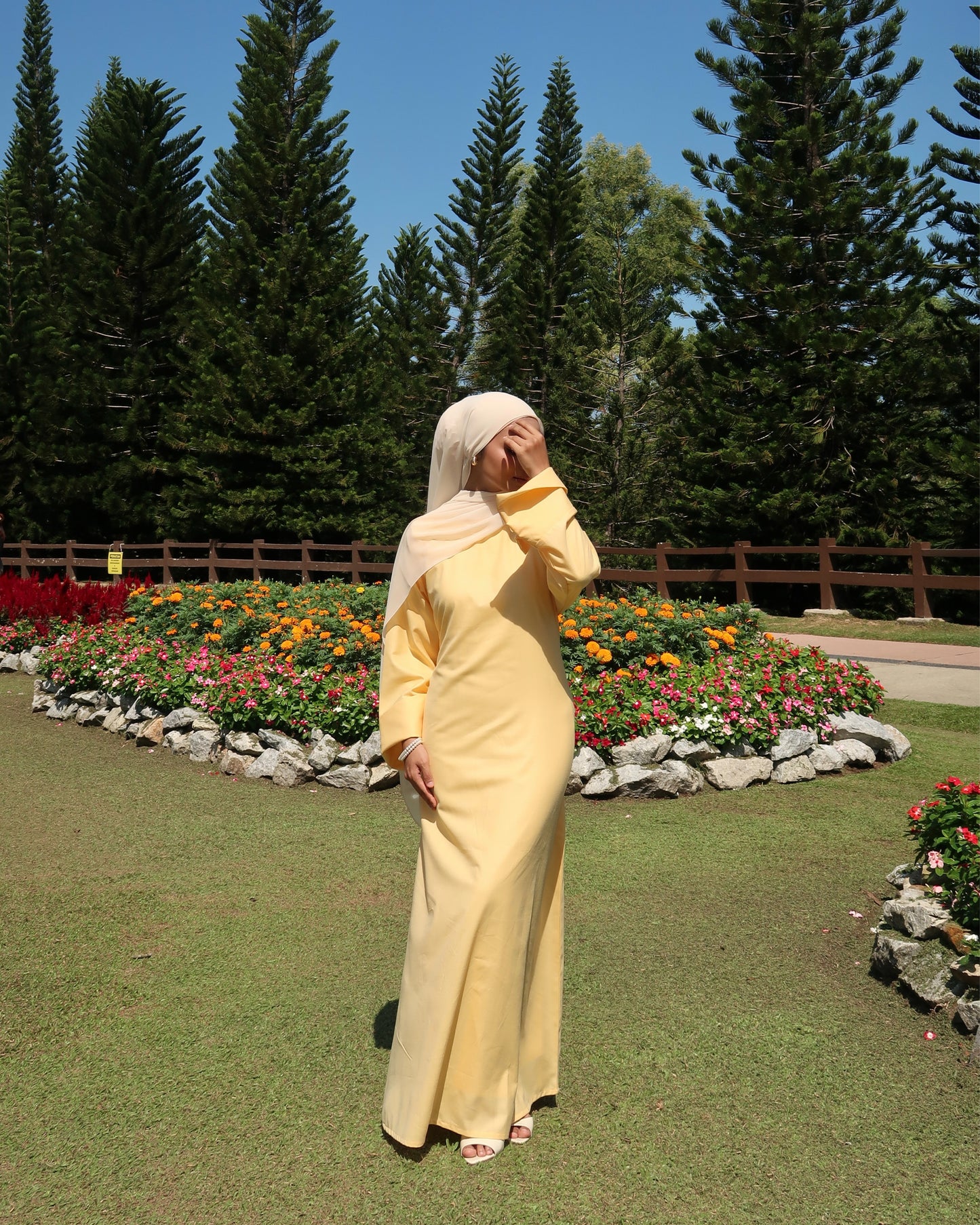 Whimsy Dress in Lemon Chantilly