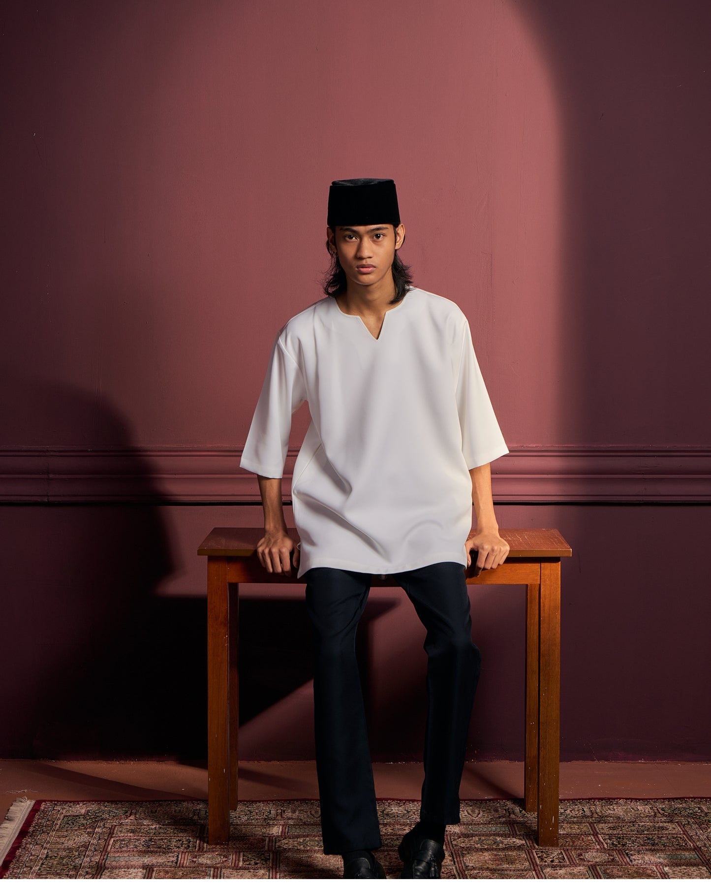 Jebat Kurta in White