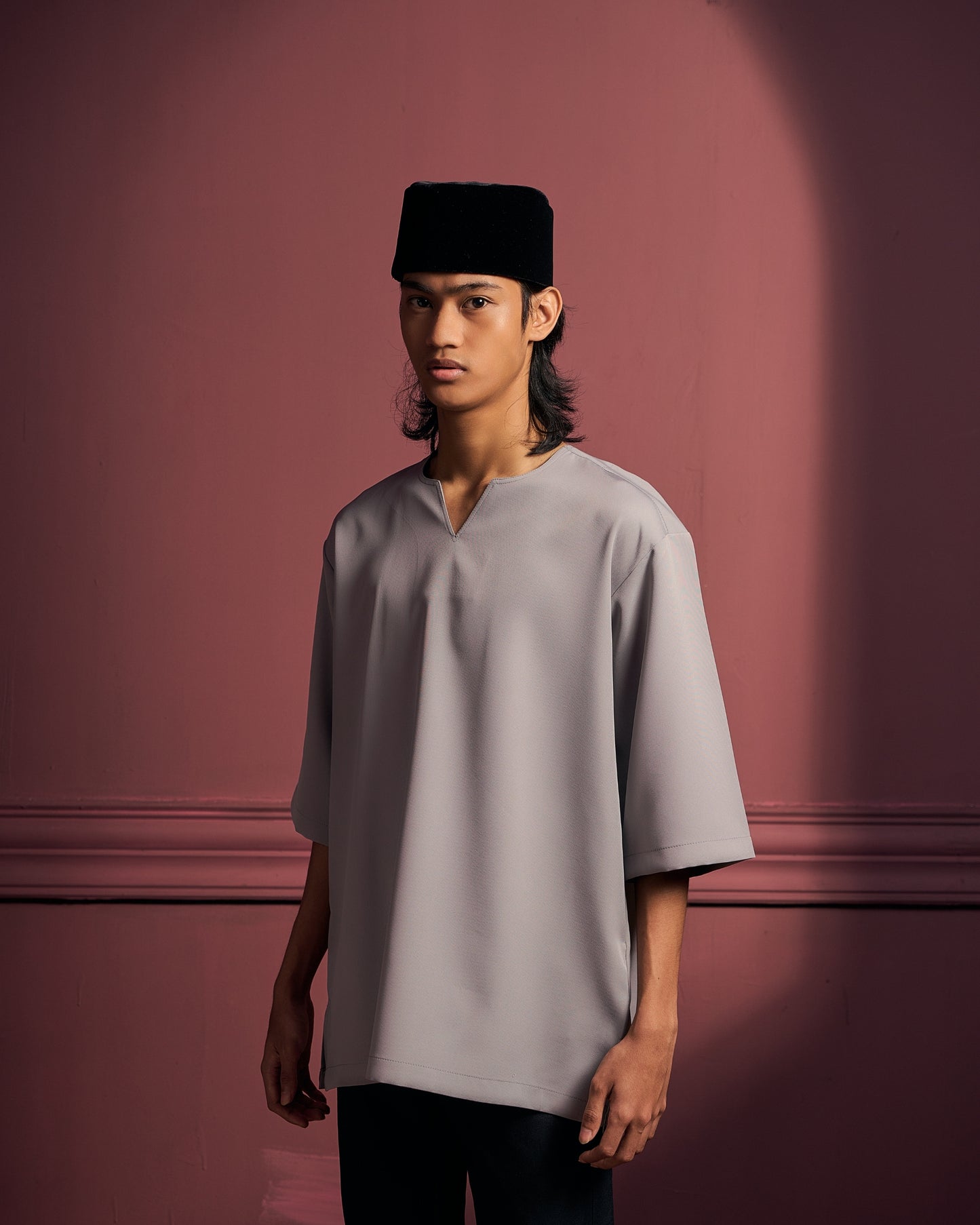 Jebat Kurta In Grey