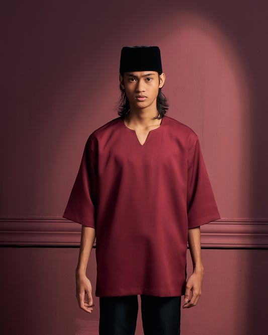 Jebat Kurta In Maroon