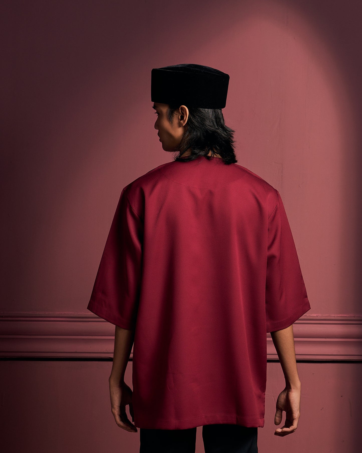 Jebat Kurta In Maroon
