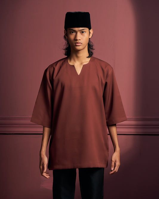 Jebat Kurta In Brown