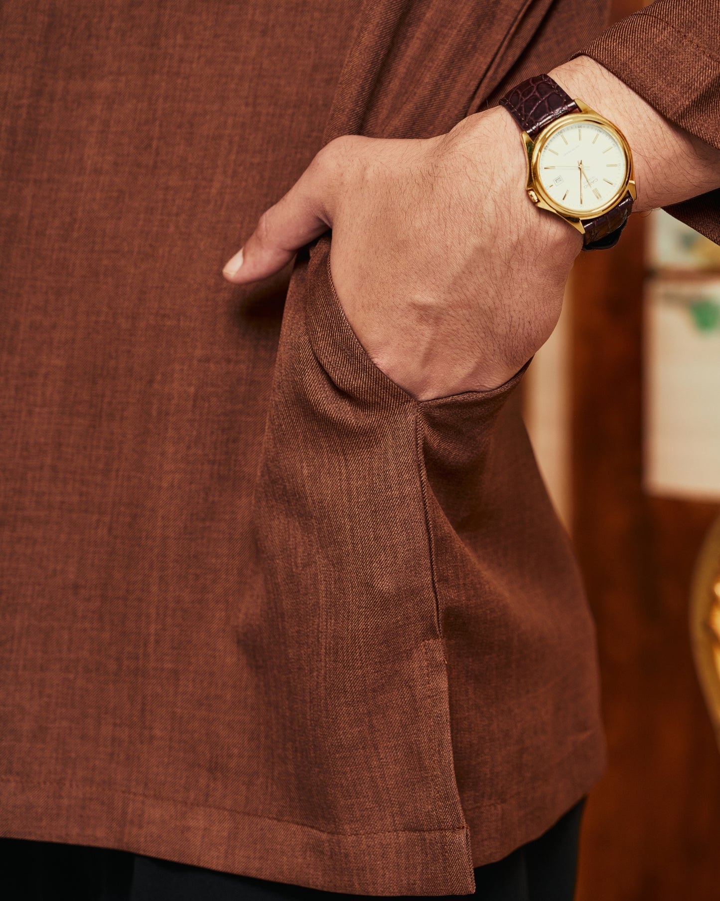 Indra Kurta in Brown