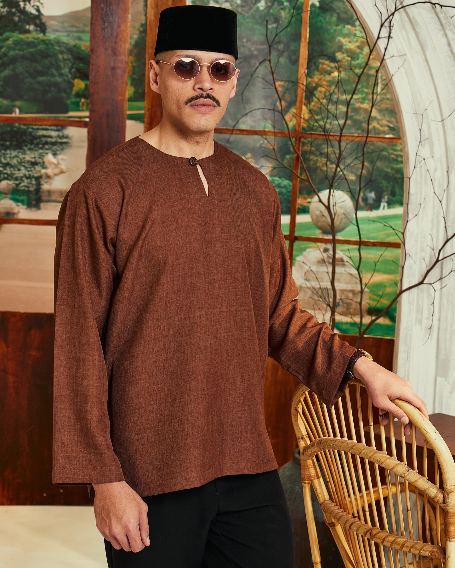 Indra Kurta in Brown