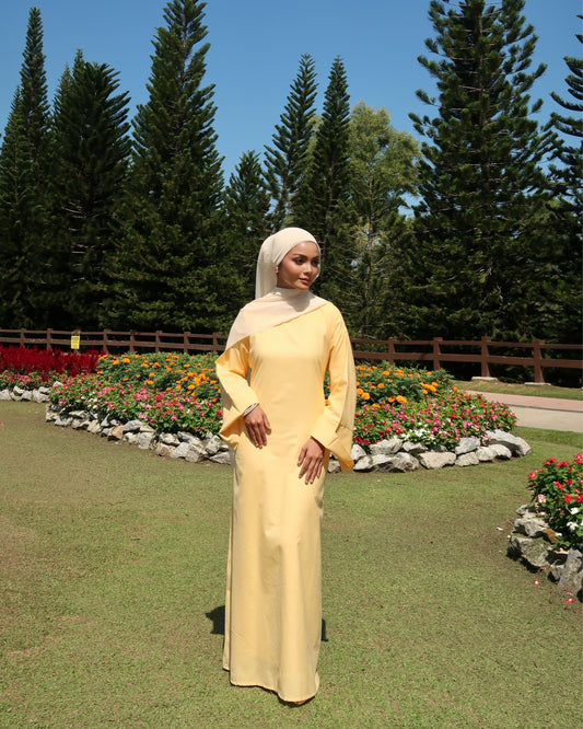 Whimsy Dress in Lemon Chantilly