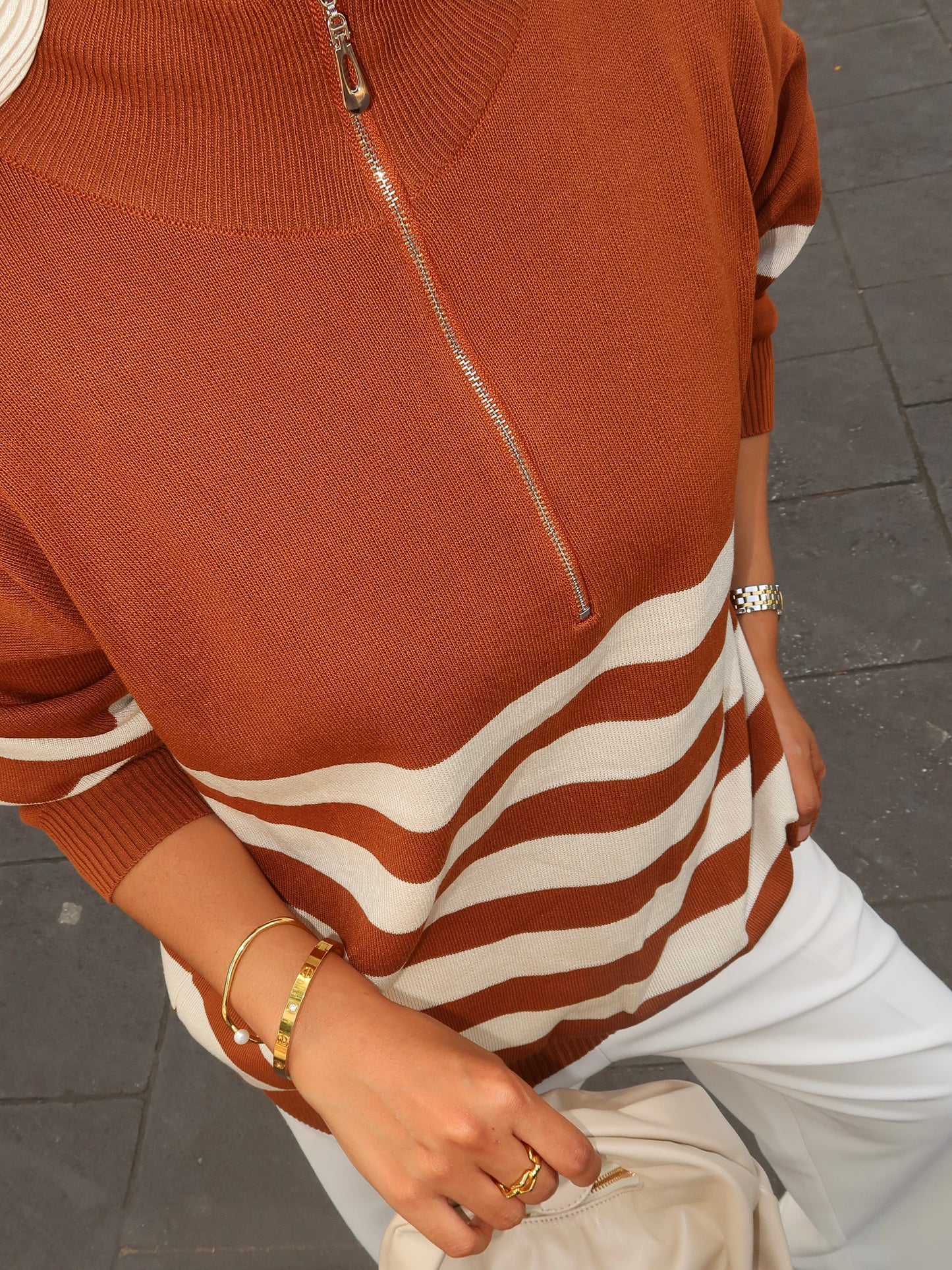 Kelly Sweater in Light Brown