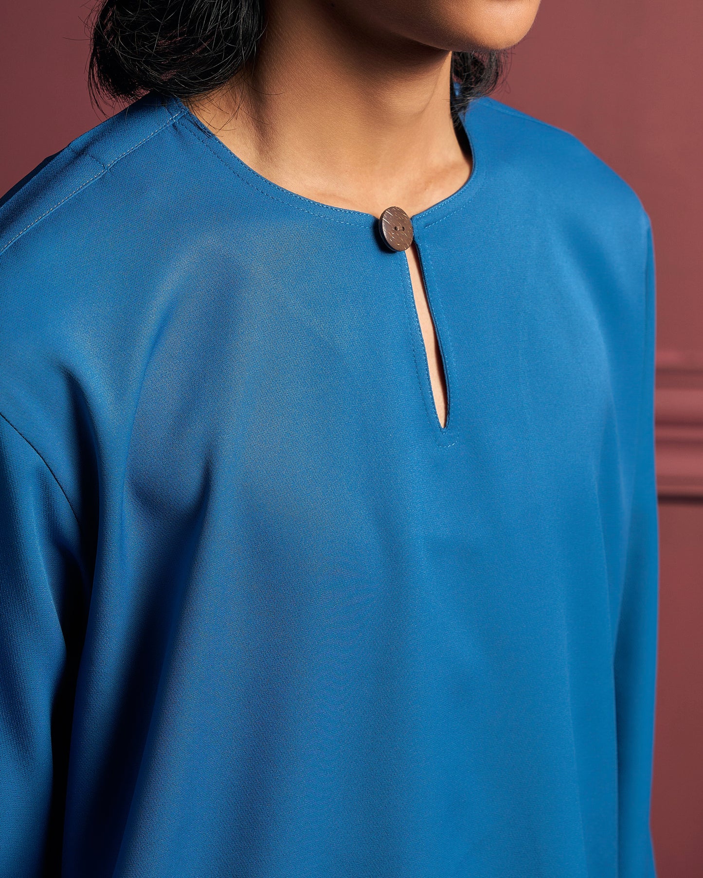 Tuah Kurta In Teal Blue