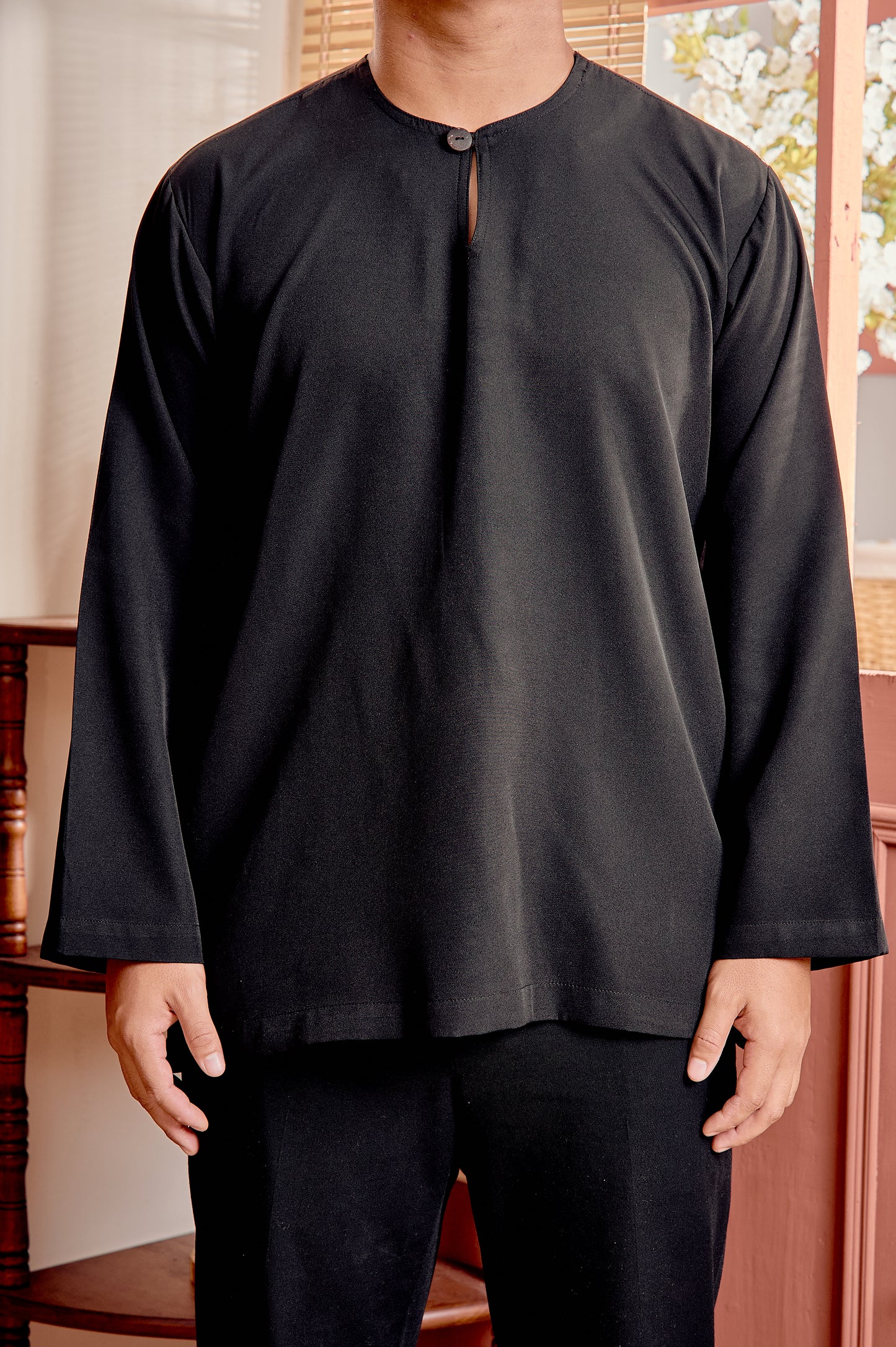 Basic Kurta in Black