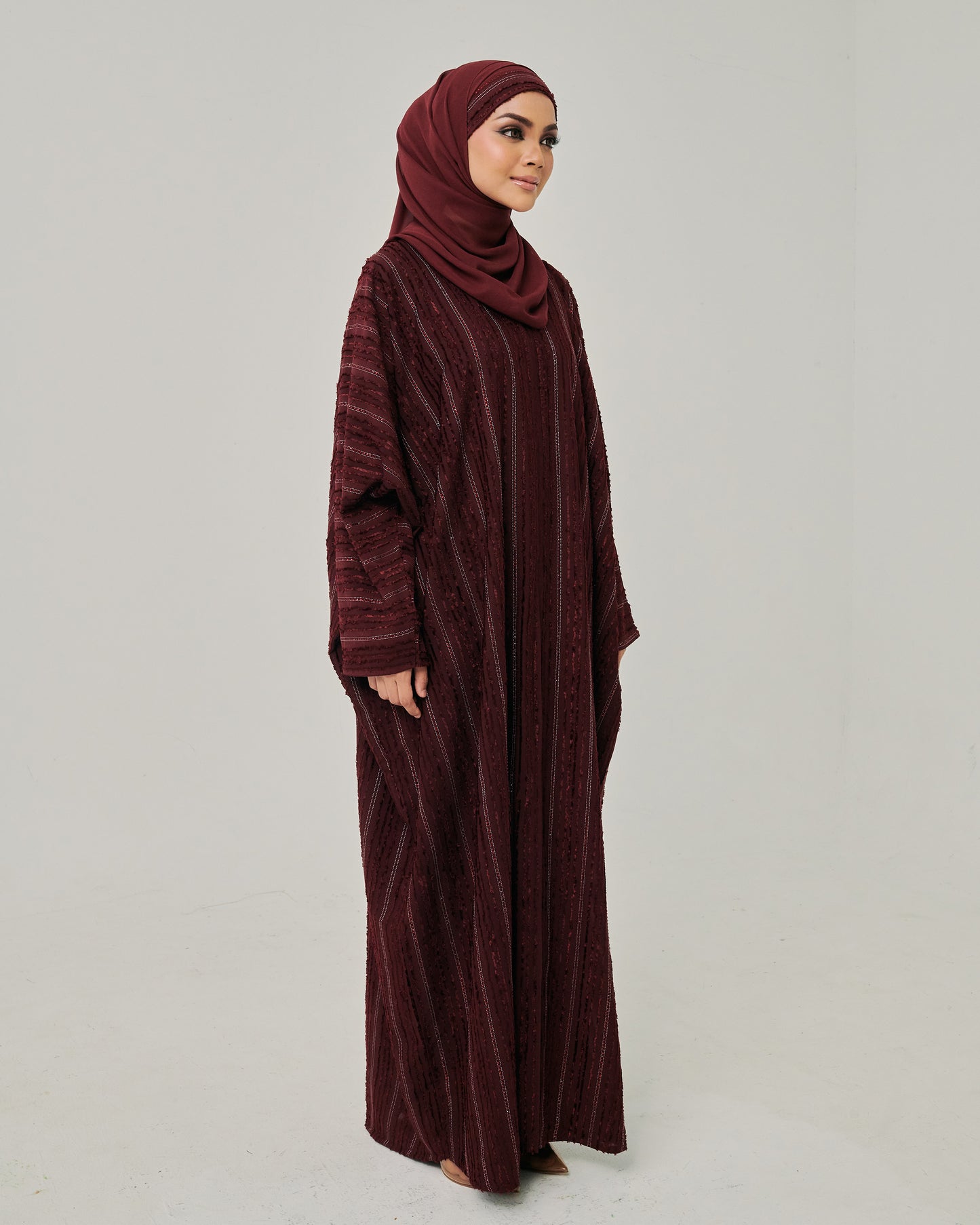 Fateema in Maroon