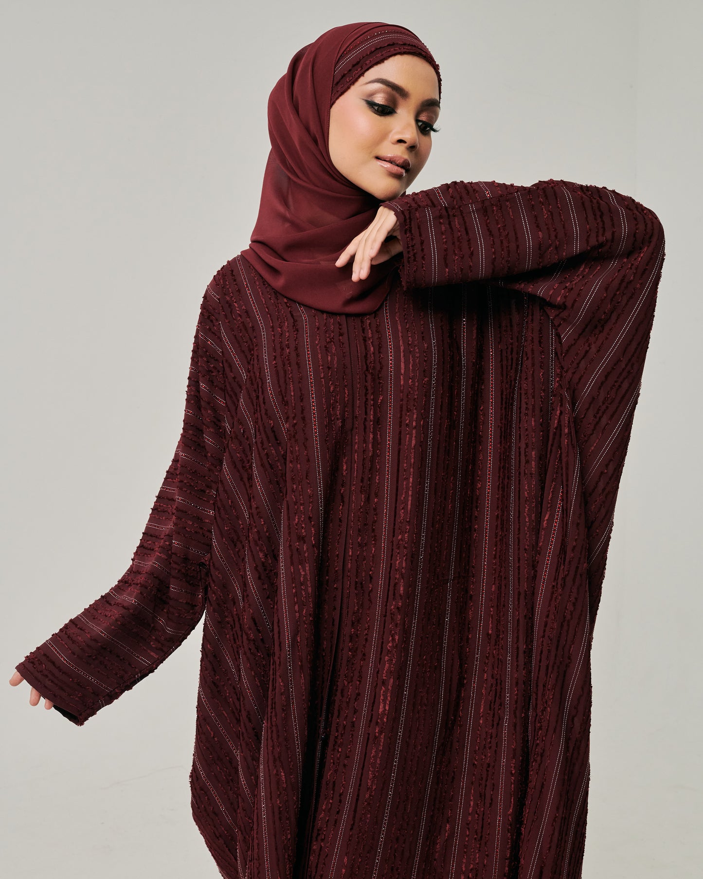 Fateema in Maroon